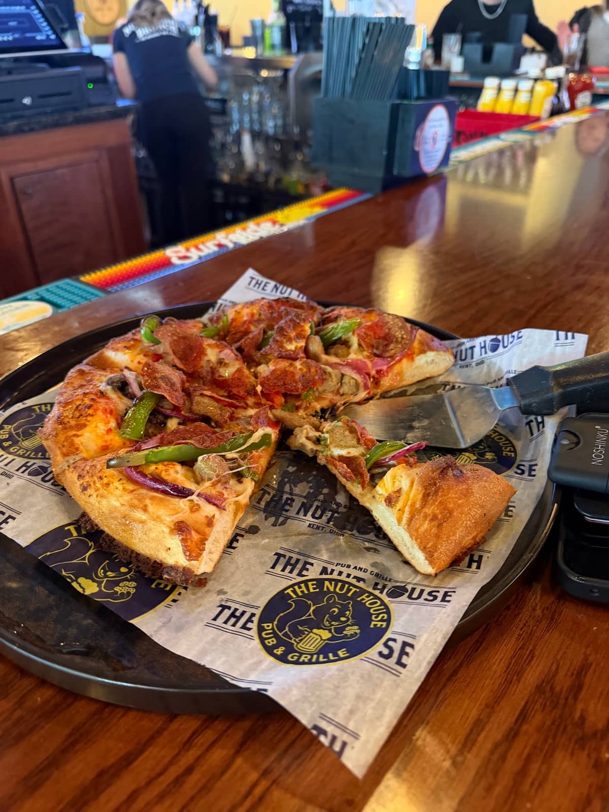 The Nut House Pub & Grille craft pizza